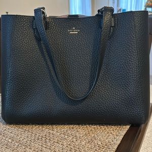 Kate Spade black tote bag